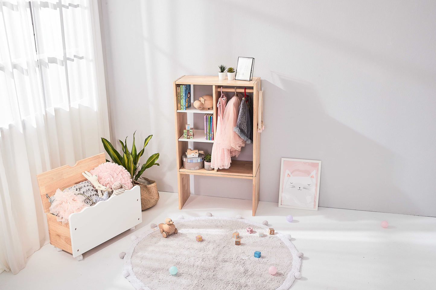 Toy Storage with Bench