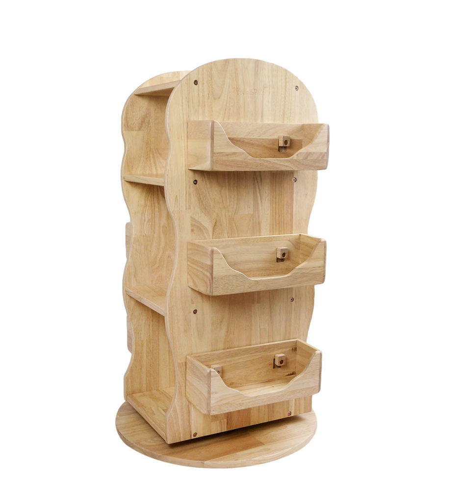 Revolving Wooden Bookcase