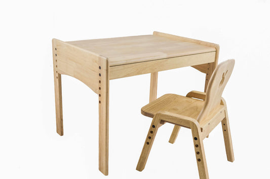 Primary Adjustable Wooden Table and Chair Set